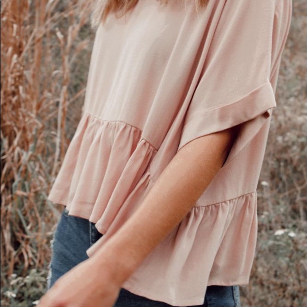 Rose Ruffle Top - Picture 4 of 5